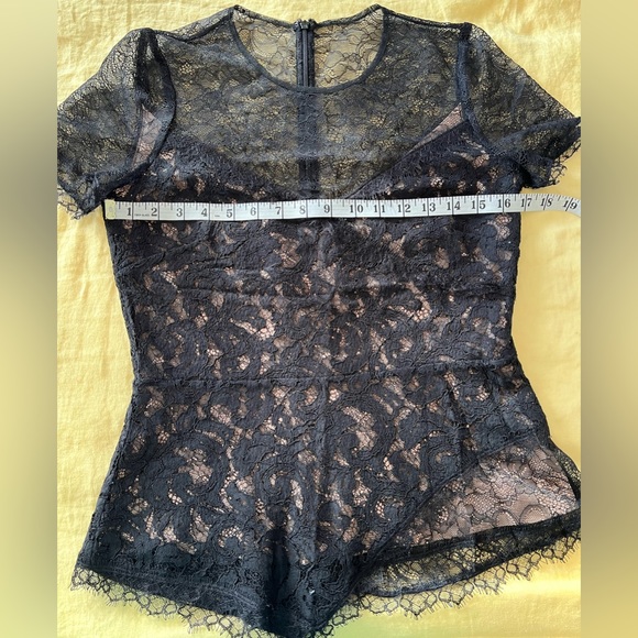 BCBG Lace Peplum Top - Picture 7 of 10